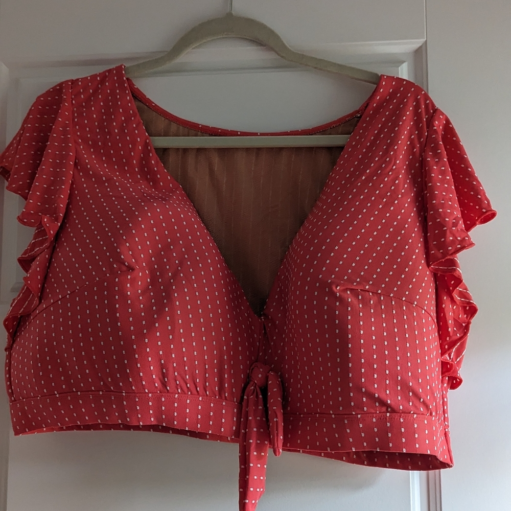 Cacique Coral Swim Top (two sizes available)